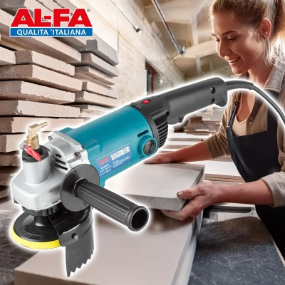 Polizor unghiular electric 2400W cu disc 100mm cu 6 vieteze 8100 rpm si maner ergonomic (ALWG24) [2]