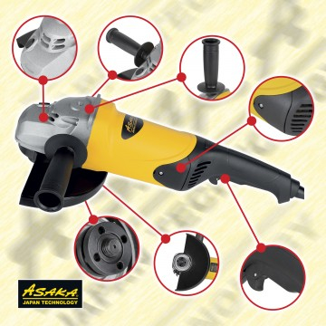 Polizor unghiular electric 2600 W cu disc 230 mm cu maner ergonomic si 6500 rpm (ASAG23A) [2]