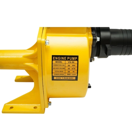 Pompa apa centrifuga autoamorsanta cu fulie dubla 4kW, 3 toli, debit 40 m3/h, adancime aspiratie 7m, inaltime pompare 36m pentru irigatii (DISVN96) [5]