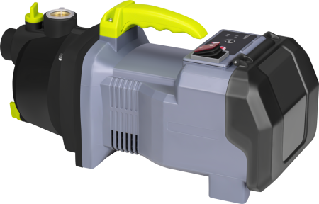 Pompa apa gradina cu acumulator 40V debit 3500 l h inaltime refulare 30 m cu 2 baterii 6Ah si incarcator (KD5270) [8]