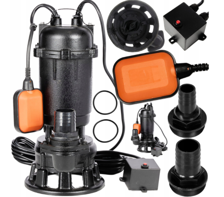 Pompe - Pompa apa murdara cu tocator plutitor flotor 3200W (KD765)