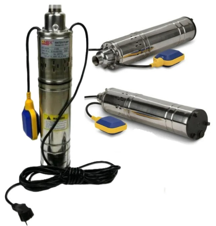 Scule pentru gradinarit - Pompa apa submersibila mare adancime cu plutitor flotor 1500W 30 l/min 60m (OX-5011)