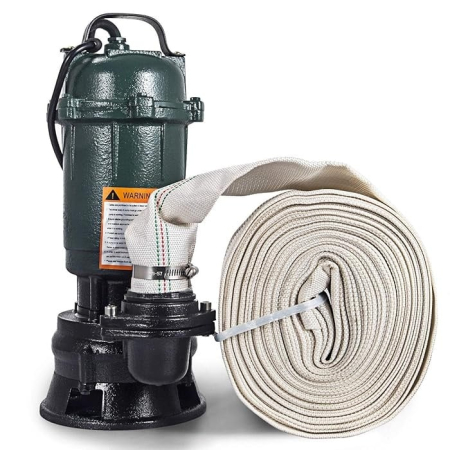 Scule electrice - Pompa apa submersibila murdara 2950W + furtun 10m pompieri