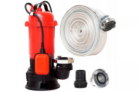 Pompa apa - Pompa apa submersibila murdara 3200W cu plutitor flotor + furtun 20m pompieri (OX-7793)