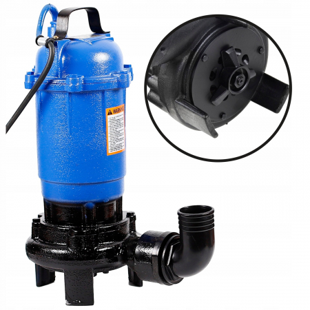 Pompa apa submersibila murdara cu tocator cutit exterior 3265W + furtun 20m (CP-5509+20MG) [2]