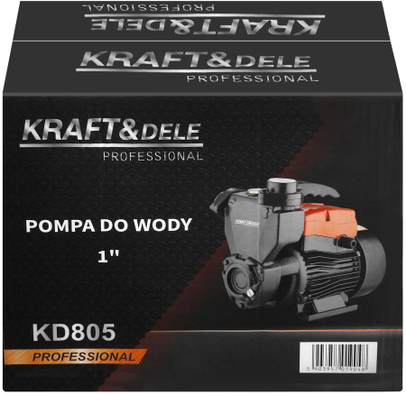 Pompa apa suprafata hidrofor 570W 37L/min 1 tol refulare 35 m aspiratie 6m (KD805) [13]