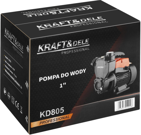 Pompa apa suprafata hidrofor 570W 37L/min 1 tol refulare 35 m aspiratie 6m (KD805) [12]