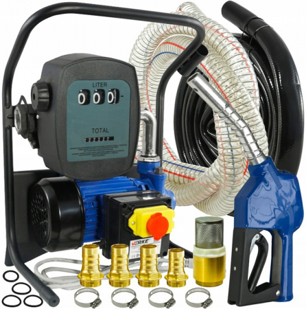 Pompa carburant cu contor 40l min 600W (V80150) [0]