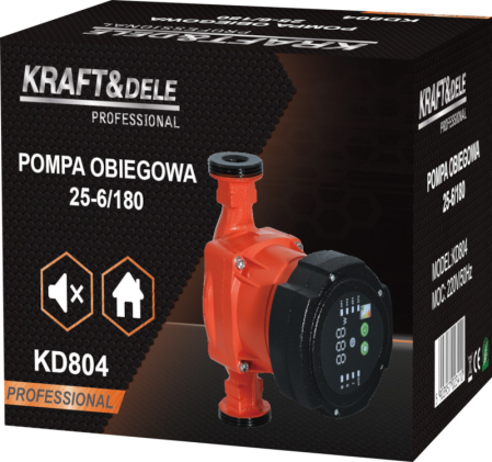 Pompa circulatie 25-6 180 mm 230V 45W debit 55 l min pentru incalzire (KD804) [5]