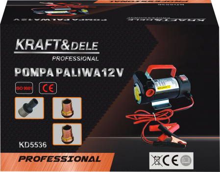 Pompa combustibil 12V 200W cu debit 55 l/min pentru motorina si kerosen (KD5536) [10]