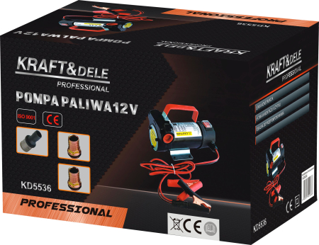 Pompa combustibil 12V 200W cu debit 55 l/min pentru motorina si kerosen (KD5536) [11]
