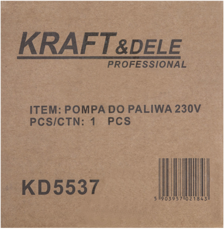 Pompa combustibil 230V 550W cu debit 60 l/min pentru motorina si kerosen (KD5537) [9]