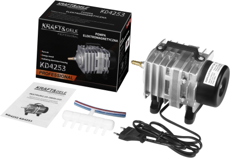 Pompa de aer electromagnetica 50W 3900 l/h pentru iaz si acvariu (KD4253) [12]