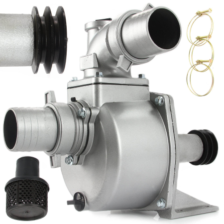 Scule pentru gradinarit - Pompa de apa 3 inch cu fulie debit 40m3/h pentru irigatii SU-80 (M79922)