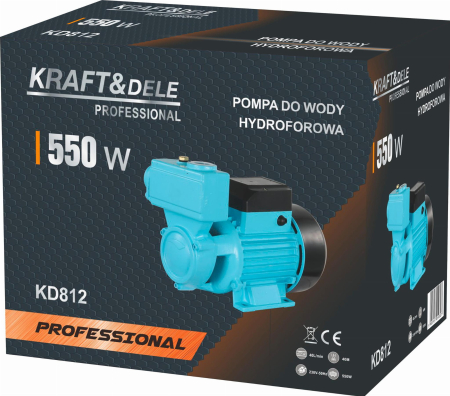 Pompa de apa cu hidrofor 550W debit 40L/min inaltime 40m (KD812) [7]