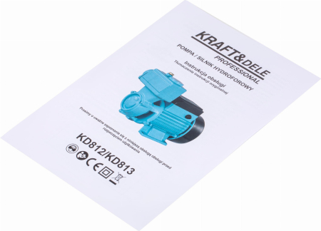 Pompa de apa cu hidrofor 750W debit 55L/min inaltime 60m (KD813) [8]