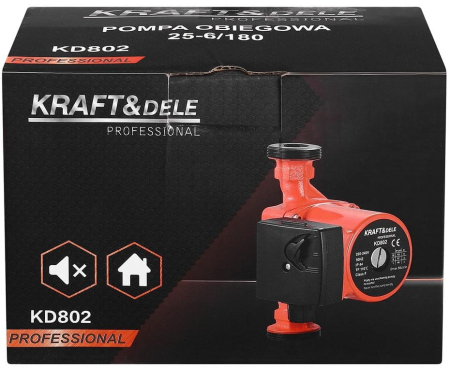 Pompa de circulatie 25-6/180 230V pentru sisteme de incalzire cu debit 58 l/min (KD802) [8]