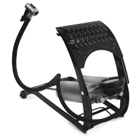 Pompa de picior cu doua pistoane Ripper, 7 bar, manometru si accesorii (M82009) [4]