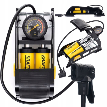 Produse noi (necategorizate) - Pompa de picior cu manometru, 44 x 110 mm (KD11824)