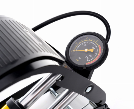 Pompa de picior cu manometru, 44 x 110 mm (KD11824) [4]