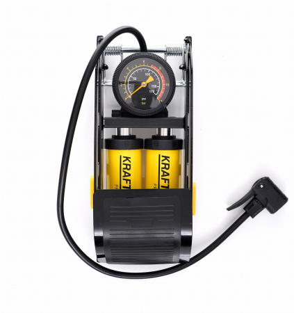 Pompa de picior cu manometru, 44 x 110 mm (KD11824) [10]