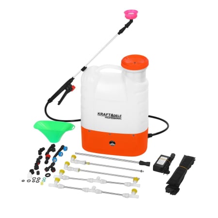 Pompa de stropit 16L 12V 8Ah cu acumulator pulverizator pe baterie + accesorii (KD2032) [0]