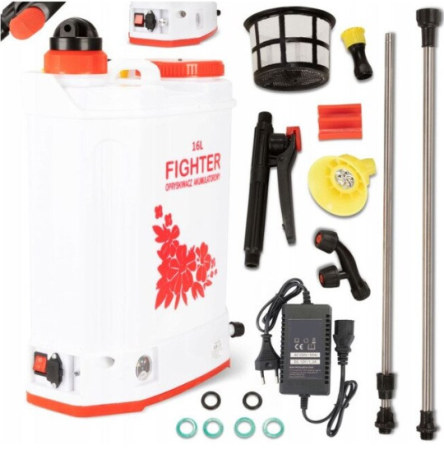 Altele - Pompa de stropit electrica 16L, baterie 12V 8Ah, 0.4MPa (FT-687)