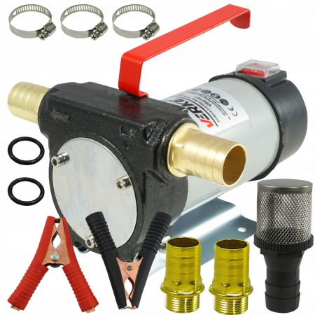 Pompa extras lichide - Pompa electrica transfer ulei combustibil lichid 12V 50Lmin (V80167)