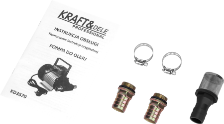 Pompa electrica transfer ulei combustibil lichid 220 230V 900W 45Lmin (KD3570) [6]