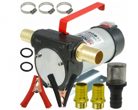 Pompa extras lichide - Pompa electrica transfer ulei combustibil lichid 24V 50Lmin (V80168)