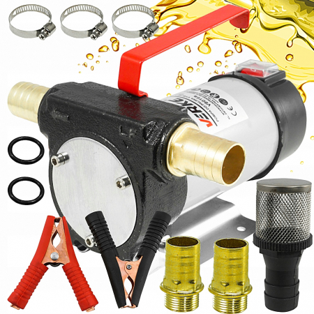 Pompa electrica transfer ulei combustibil lichid 24V 50Lmin (V80168) [2]