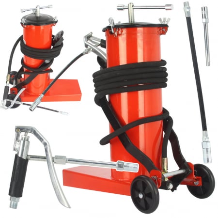 Scule pentru gresat - Pompa gresare manuala 6L gresor pedala furtun 4m (M78070)