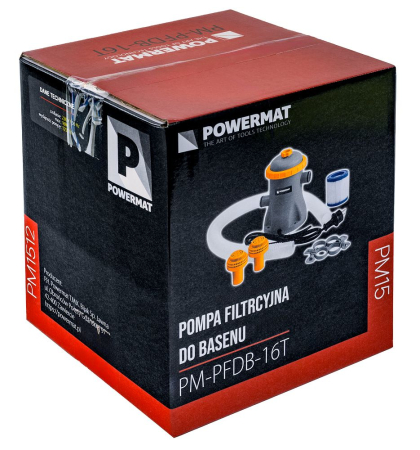 Pompa piscina cu filtru 1250 l h 16W conexiune 32 mm tip I PM1512 (PM-PFDB-16T) [31]