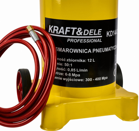Pompa pistol gresare pneumatica 12L gresor furtun 4m (KD1443) [8]