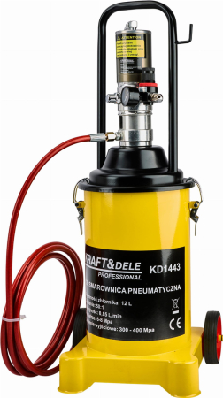 Produse noi (necategorizate) - Pompa pistol gresare pneumatica 12L gresor furtun 4m (KD1443)