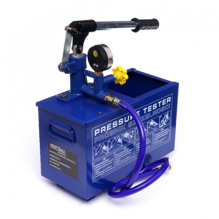 Pompa testare presiune in instalatii apa ulei 50bar 0-40kg 30ml 12L (KD10479) [6]
