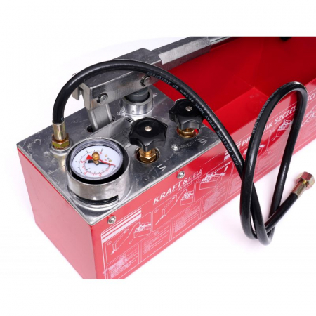Pompa testare presiune in instalatii apa ulei 50bar 0-50kg 45ml 12L (KD10478) [10]