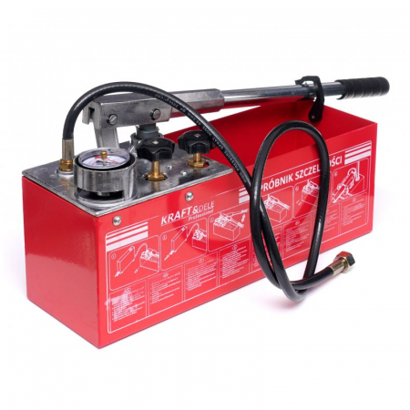 Pompa testare presiune in instalatii apa ulei 50bar 0-50kg 45ml 12L (KD10478) [9]