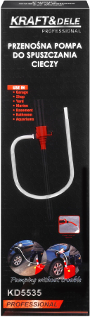 Pompa transfer lichide cu baterii 8.3 l min pentru combustibil si apa (KD5535) [12]
