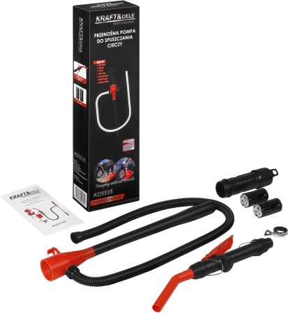 Pompa transfer lichide cu baterii 8.3 l min pentru combustibil si apa (KD5535) [2]