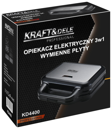 Prajitor de paine electric 3 in 1, 1500 W, placi interschimbabile (KD4400) [16]