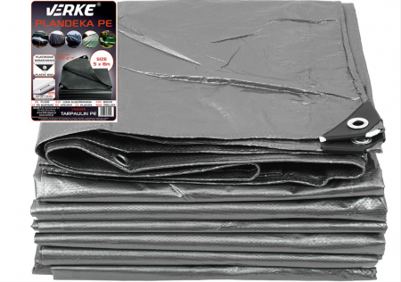 Prelata - Prelata impermeabila 5x8m 120gr-mp acoperire cu inele de prindere (V50025)