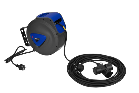 Prelungitoare curent - Prelungitor cu tambur bobina 3x1,5mm 15m (KD4046)