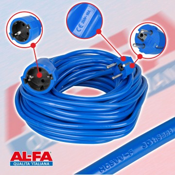 Prelungitoare curent - Prelungitor de gradina 1 priza 3x1.5 mm 20m IP20 (LX20M)