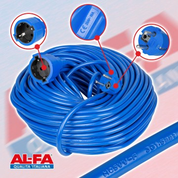 Prelungitoare curent - Prelungitor de gradina 1 priza 3x1.5 mm 50m IP20 (LX50M)