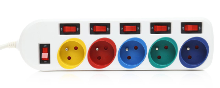 Prelungitoare curent - Prelungitor electric curent 5m 5 prize (KD4002)