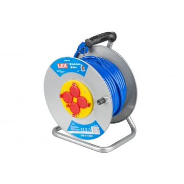 Prelungitor electric pe tambur 50m, 3x2.5 mm², 4 prize (LX50M-4) [3]