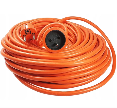 Prelungitor electric pentru gradina 20m, 3x2.5mm², portocaliu (BX-3453) [2]