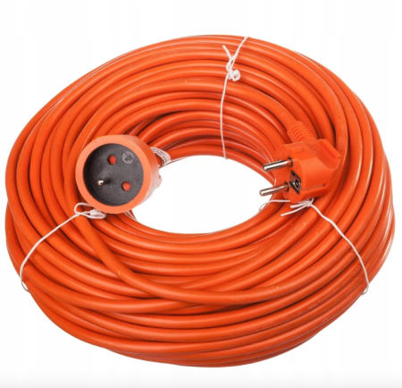 Prelungitoare curent - Prelungitor electric pentru gradina 50m, 3x2.5mm², portocaliu (BX-3455)