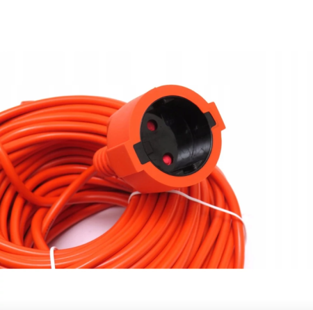 Prelungitor electric pentru gradina 50m, 3x2.5mm², portocaliu (BX-3455) [2]